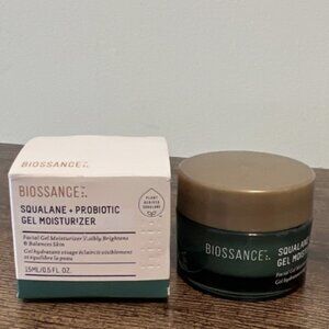 MSRP $25 - Biossance Squalane + Probiotic Facial Gel Moisturizer 15ml - NIB